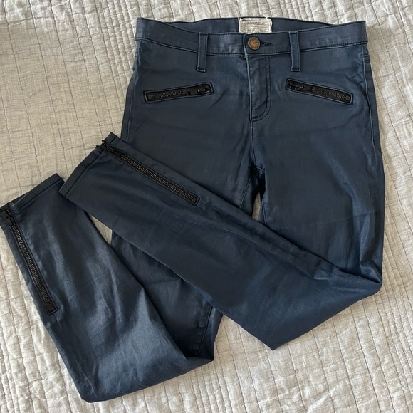 Current Elliott The Soho Zip Stiletto Pants - Picture 2 of 9